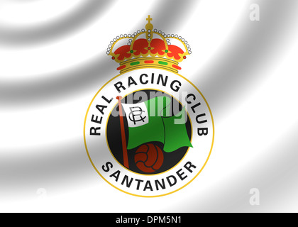 Racing santander flag icon logo hi-res stock photography and