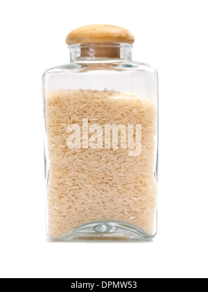 rice in glass container Stock Photo - Alamy