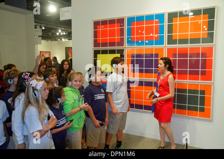 Art Student Class Field Trip, Museum of Modern Art, NYC Stock Photo - Alamy