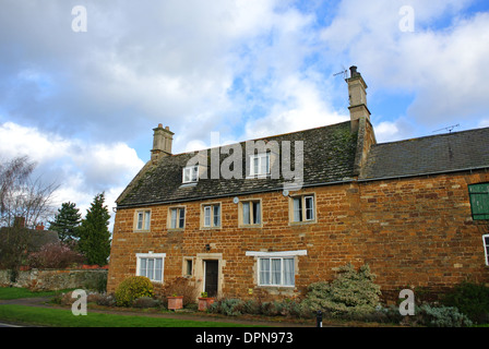 Rockingham village Northamptonshire cottage house Stock Photo