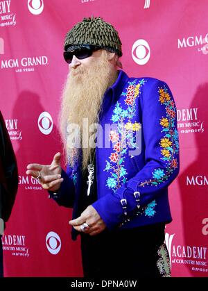 May 23, 2006 - Las Vegas, NEVADA, USA - BILLY GIBBONS -.41ST ANNUAL ACADEMY OF USA MUSIC AWARDS -.MGM GRAND, LAS VEGAS, NEVADA .05-23-2006 -. NINA PROMMER/   2006.K47840NP.(Credit Image: © Globe Photos/ZUMAPRESS.com) Stock Photo