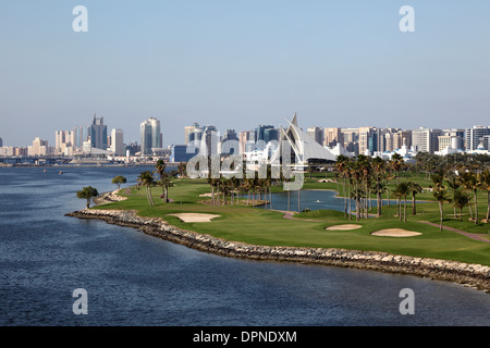 Dubai Creek Golf Course and Yacht Club. United Arab Emirates Stock Photo