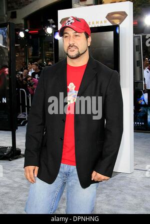 June 21, 2006 - Los Angeles, CALIFORNIA, USA - JOEY FATONE -.SUPERMAN RETURNS WORLD PREMIERE - .MANN VILLAGE THEATER, WESTWOOD, CALIFORNIA - .06-21-2006 -. NINA PROMMER/   2006.K48160NP.(Credit Image: © Globe Photos/ZUMAPRESS.com) Stock Photo