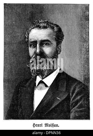 French chemist Henri Moissan (1852 - 1907) - winner of the Nobel Stock ...