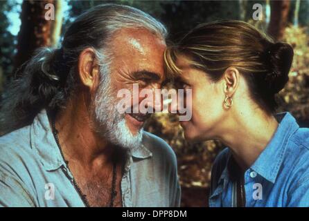 Apr. 12, 2006 - SEAN CONNERY WITH LORRAINE BRACCO IN ''MEDICINE MAN'' 1992.# 16323.SUPPLIED BY DPA- -   TV-FILM-STILL(Credit Image: © Globe Photos/ZUMAPRESS.com) Stock Photo