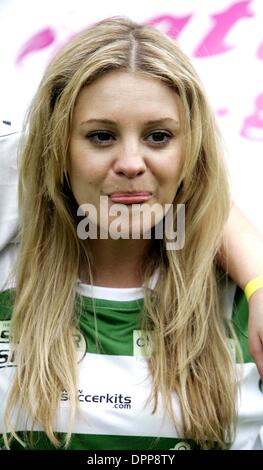 May 21, 2006 - Upton Park Stadium, LONDON, ENGLAND - NICOLA STAPLETON.PLAYING FOR THE SIX CHICKS TEAM AT THE 2006 CELEBRITY WORLD CUP SOCCER SIXES TOURNAMENT AT UPTON PARK, WEST HAM UNITED'S FOOTBALL GROUND IN LONDON. 05-21-2006.Â©  -   K48038.(Credit Image: © Globe Photos/ZUMAPRESS.com) Stock Photo