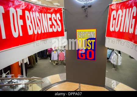 A Loehmann's department store in the Chelsea neighborhood of New York Stock Photo