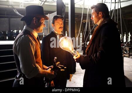 Sept. 21, 2006 - (L-R) Andy Serkis, David Bowie, Hugh Jackman.K51218ES.'' THE PRESTIGE  ''.TV-FILM STILL. SUPPLIED BY    2006(Credit Image: © Globe Photos/ZUMAPRESS.com) Stock Photo