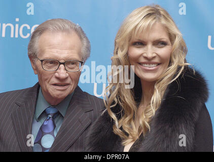 Dec. 03, 2005 - Beverly Hills, USA - TV host Larry King and his wife Shawn arrive for festivities at the UNICEF Goodwill Gala held at the Beverly Hilton Hotel in Beverly Hills.  The star-studded event was held to commemorate and celebrate 50 years of celebrity advocacy for UNICEF, the UN organization which provides basic education to millions of children in developing nations. (Cre Stock Photo