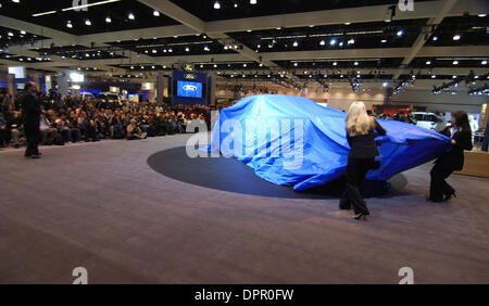 Jan. 05, 2006 - Los Angeles, California, USA - A Ford truck is unveiled during the press preview of the Greater LA Auto Show, at the Convention Center in Los Angeles, CA., on Wednesday, Jan. 4, 2006. (Credit Image: © Brian Cahn/ZUMAPRESS.com) Stock Photo