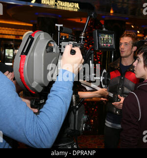 Dec 10, 2008 - Atlantic City, New Jersey, USA - 'Twilight' star CAM GIGANDET filmed a scene for the indie film 'Five Star Day' at Resorts Atlantic City. Locations included the Lobby of the Rendezvous Tower as well as the 25 Hours Casino Bar. The filming at Resorts was the final scene shot for the film. Filming took place over 30 days, in Los Angeles, Chicago, Atlantic City and more Stock Photo