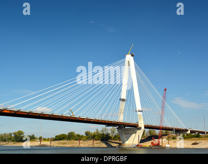 River tour down the Mississippi River in St. Louis Missouri Stock Photo