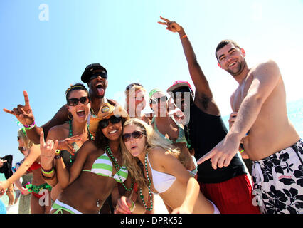 Mar 17, 2009 - Panama City Beach, Florida, USA - College Students party during spring break 2009. (Credit Image: © Shane Babin/ZUMA Press) Stock Photo