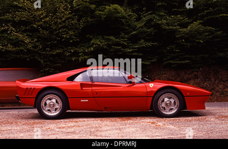 Ferrari 288 GTO in Emilia Romagna, italy, 1985 Stock Photo