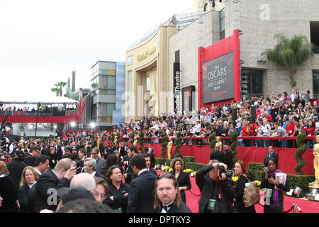 Feb 22, 2009 - Los Angeles, California, USA - View of arrivals at the 81st Annual Academy Awards held at the Kodak Theatre in Hollywood. (Credit Image: © Paul Fenton/ZUMA Press) Stock Photo