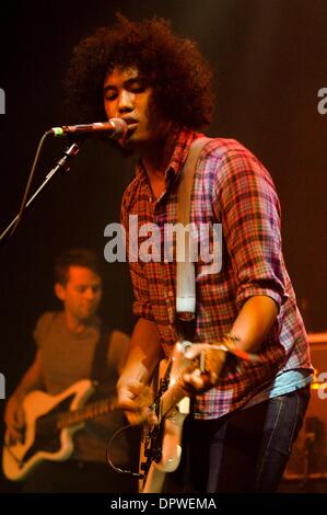 Apr 23, 2009 - Hollywood, California, USA - REGGIE YOUNGBLOOD of Black Kids performing at the Henry Fonda Theater in Hollywood.  (Credit Image: Â© Gary Livingston/ZUMA Press) Stock Photo