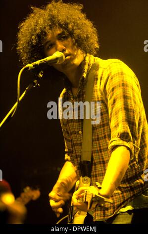 Apr 23, 2009 - Hollywood, California, USA - REGGIE YOUNGBLOOD of Black Kids performing at the Henry Fonda Theater in Hollywood.  (Credit Image: Â© Gary Livingston/ZUMA Press) Stock Photo