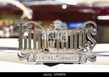 Nov 25, 2008 - Chiba, Japan - A Japanese car club, 'King of Kings' logo is displayed at the Lowrider Japan Car Show which took place at Makuhari Messe Convention Center in Chiba, Japan. (Credit Image: © Christopher Jue/ZUMA Press)