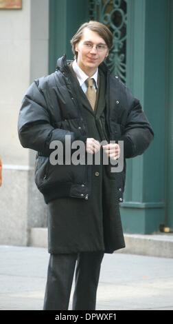 Feb 25, 2009 - New York, New York, USA - Actor PAUL DANO films a scene from her new movie 'The Extra Man' on 20th Street in Manhattan.  (Credit Image: Â© Nancy Kaszerman/ZUMA Press) Stock Photo