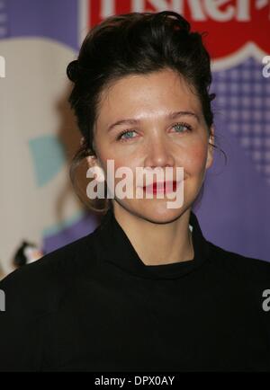 Jan 27, 2009 - New York, New York, USA - Actress MAGGIE GYLLENHAAL and Fisher-Price launch Precious Planet BabyGear Line at the Amphibian Room at Central Park Zoo. (Credit Image: Â© Nancy Kaszerman/ZUMA Press) Stock Photo