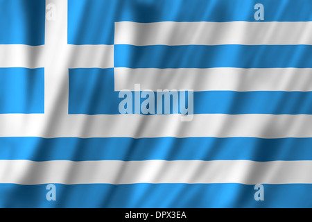 flag of greece Stock Photo