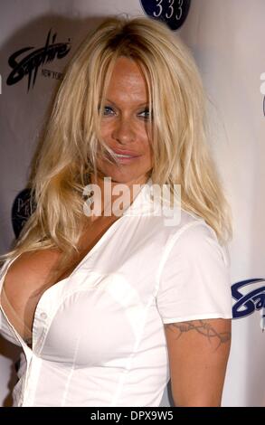 Apr 27, 2009 - New York, New York, USA - Actress PAMELA ANDERSON attends the opening of Sapphire Gentlemen's Club and Prime 333 Grand Opening. (Credit Image: Â© Nancy Kaszerman/ZUMA Press) Stock Photo