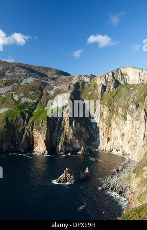 View across the Slieve League cliffs from Bunglas, County Donegal, Ireland Stock Photo