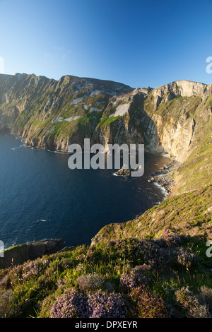 View across the Slieve League cliffs from Bunglas, County Donegal, Ireland Stock Photo