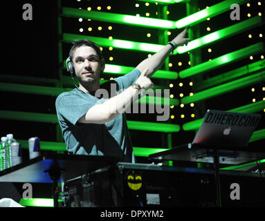 Apr 18, 2009 - Indio, California, USA - Disc Jockey DJ AM aka ADAM GOLDSTEIN performs at the Empire Polo Field as part of the 2009 Coachella Music & Arts Festival. The three day multi-stage festival will draw thousands to see a variety of artist on five different stages. (Credit Image: © Jason Moore/ZUMA Press) Stock Photo