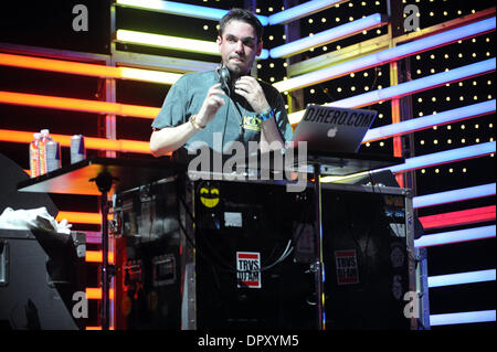 Apr 18, 2009 - Indio, California, USA - Disc Jockey DJ AM aka ADAM GOLDSTEIN performs at the Empire Polo Field as part of the 2009 Coachella Music & Arts Festival. The three day multi-stage festival will draw thousands to see a variety of artist on five different stages. (Credit Image: © Jason Moore/ZUMA Press) Stock Photo