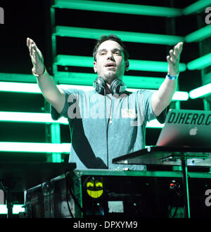 Apr 18, 2009 - Indio, California, USA - Disc Jockey DJ AM aka ADAM GOLDSTEIN performs at the Empire Polo Field as part of the 2009 Coachella Music & Arts Festival. The three day multi-stage festival will draw thousands to see a variety of artist on five different stages. (Credit Image: © Jason Moore/ZUMA Press) Stock Photo