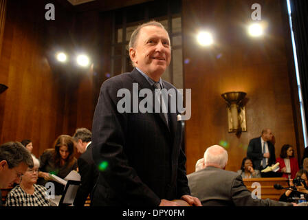 Apr 28, 2009 - Washington, District of Columbia, USA - Republican Senator ARLEN SPECTER of Pennsylvania announced that he is switching parties and will seek reelection as a Democrat next year.  PICTURED: Mar 22, 2007  - Washington, District of Columbia, USA - Senator ARLEN SPECTER (R-PA) prepares for a Judiciary Committee meeting to vote on authorization giving the committee power  Stock Photo