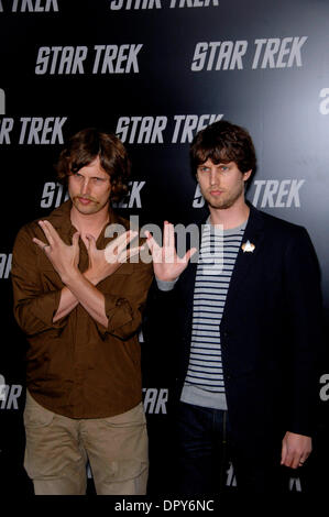 DAN HEDER and JON HEDER during the premiere of the new movie from Paramount Pictures STAR TREK, held at Grauman's Chinese Theatre, on April 30, 2009, in Los Angeles..Photo: Michael Germana - Globe Photos, Inc. Â© 2009.K61771MGE (Credit Image: © Michael Germana/Globe Photos/ZUMAPRESS.com) Stock Photo