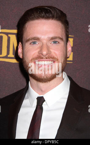 New York, New York, USA. 16th Jan, 2014. Actor RICHARD MADDEN attends the New York premiere of Discovery Channel's first scripted series 'Klondike' held at the Best Buy Theater. Credit:  Nancy Kaszerman/ZUMAPRESS.com/Alamy Live News Stock Photo