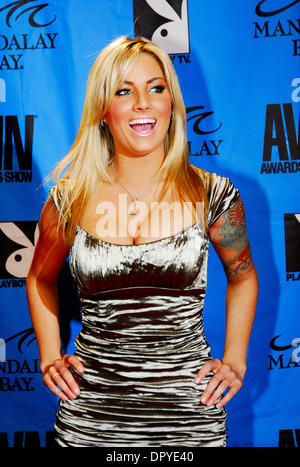 Jan 10, 2009 - Las Vegas, Nevada, USA - Adult film star and January 2009 Penthouse Pet TEAGAN PRESLEY at the 26th annual AVN awards red carpet arrivals. (Credit Image: © Valerie Nerres/ZUMA Press) Stock Photo