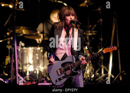 Mar 10, 2009 - Los Angeles, California, USA - Singer CHRISSIE HYNDE of 'The Pretenders' perform at the Wiltern Theather. (Credit Image: © Rick Nahmias/ZUMA Press) Stock Photo