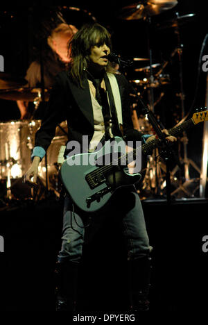 Mar 10, 2009 - Los Angeles, California, USA - Singer CHRISSIE HYNDE of 'The Pretenders' perform at the Wiltern Theather. (Credit Image: © Rick Nahmias/ZUMA Press) Stock Photo