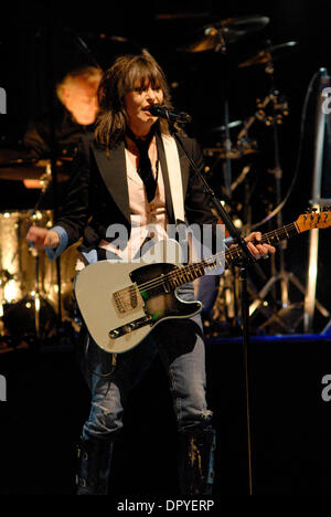 Mar 10, 2009 - Los Angeles, California, USA - Singer CHRISSIE HYNDE of 'The Pretenders' perform at the Wiltern Theather. (Credit Image: © Rick Nahmias/ZUMA Press) Stock Photo