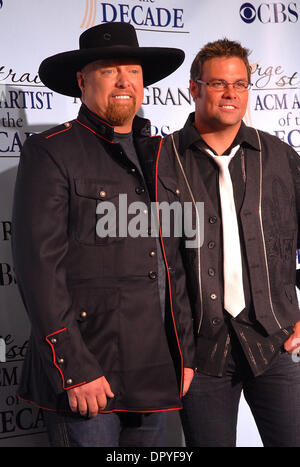 Apr 06, 2009 - Las Vegas, Nevada, USA - Country music duo EDDIE MONTGOMERY (L) and TROY GENTRY at the Artist of the Decade Awards at the MGM Grand Garden Arena. (Credit Image: © Valerie Nerres/ZUMA Press) Stock Photo