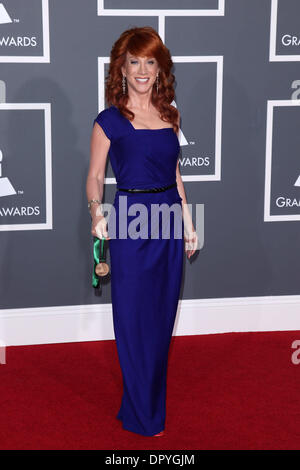 Feb 08, 2009 - Los Angeles, California, USA - KATHY GRIFFIN arriving on the red carpet at the 51st Grammy Awards held at the Staples Center in Los Angeles. (Credit Image: © Lisa O'Connor/ZUMA Press) Stock Photo