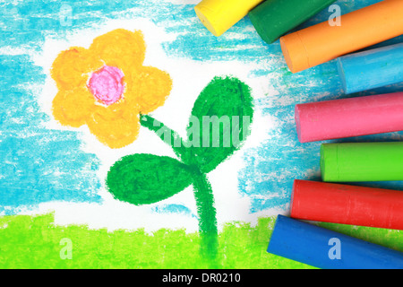 Flower, Iris, Bloom, Hand Drawing, Pastel, Crayon Drawing, Botany, png |  PNGWing