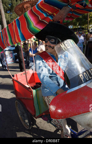 Jan 18, 2009 - Pasadena, California, USA - Mextasy Policia during the 32nd annual Doo Dah Parade, a popular farcical and flamboyant parade. (Credit Image: © Karl Polverino/ZUMA Press) Stock Photo