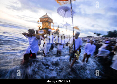 Apr 05, 2009 - Bali, Indonesia - Bhakti Demi yang Agung aka Bhakti is a documentation of Panca Wali Krama, a balinese-hindu ceremony that happens once in 10 years, to purify the land of Bali. Bhakti most often translated as 'devotion', and commonly refers to focused or single-minded devotion to a personal form of God. It is typically based on any number of human relationships such  Stock Photo