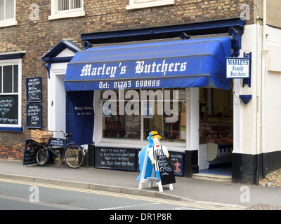 Butcher's shop, Ripon, North Yorkshire, England UK Stock Photo - Alamy