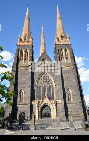 St. Patrick's Cathedral in Melbourne, Victoria, Australia Stock Photo
