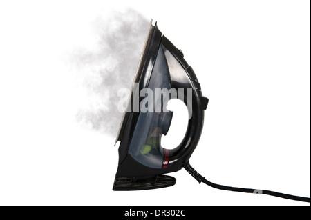A steam iron and steam Stock Photo