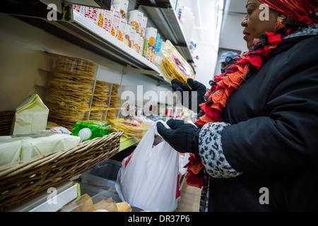 The Lewisham Food Bank in New Cross, London, UK. Stock Photo