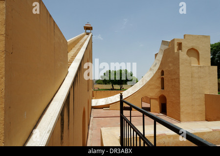 The Jantar Mantar Astronomical observatory in Jaipur, Rajasthan, India Stock Photo