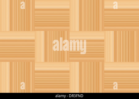 Wooden parquet flooring pattern in a seamless repeating design for backgrounds Stock Photo