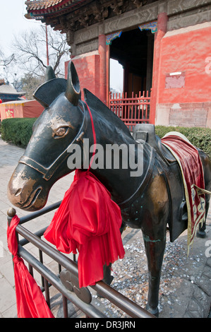 Donkey statue in taoist Dongyue Temple in Chaoyang District, Beijing, China Stock Photo